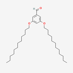 molecular formula C31H54O3 B13355106 3,5-Bis(dodecyloxy)benzaldehyde 