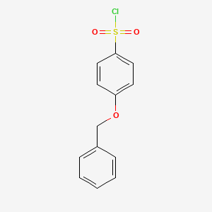 molecular formula C13H11ClO3S B1335511 4-(Benzyloxy)benzene-1-sulfonyl chloride CAS No. 87001-32-9