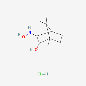 3-(Hydroxyamino)-1,7,7-trimethylbicyclo[2.2.1]heptan-2-ol hydrochloride