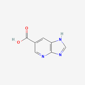 molecular formula C7H5N3O2 B1335515 3H-咪唑并[4,5-B]吡啶-6-甲酸 CAS No. 24638-31-1