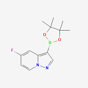 5-Fluoro-3-(4,4,5,5-tetramethyl-1,3,2-dioxaborolan-2-yl)pyrazolo[1,5-a]pyridine