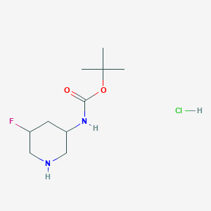 tert-Butyl (5-fluoropiperidin-3-yl)carbamate hydrochloride