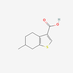 molecular formula C10H12O2S B1335523 6-甲基-4,5,6,7-四氢-1-苯并噻吩-3-羧酸 CAS No. 438213-69-5