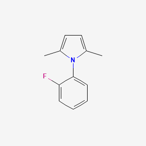 molecular formula C12H12FN B1335527 1-(2-氟苯基)-2,5-二甲基吡咯 CAS No. 146135-20-8
