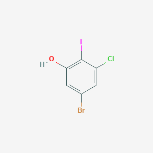 5-Bromo-3-chloro-2-iodophenol