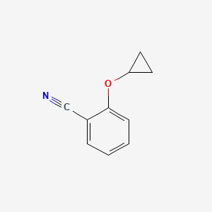 molecular formula C10H9NO B13355298 2-Cyclopropoxybenzonitrile 