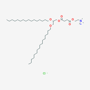 2-((4-(2,3-Bis(hexadecyloxy)propoxy)-4-oxobutanoyl)oxy)-N,N,N-trimethylethanaminium chloride