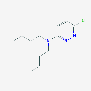 molecular formula C12H20ClN3 B13355427 N,N-dibutyl-6-chloropyridazin-3-amine 