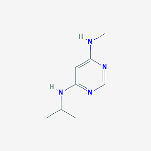 molecular formula C8H14N4 B13355442 N4-isopropyl-N6-methylpyrimidine-4,6-diamine 