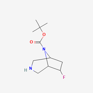 tert-Butyl 6-fluoro-3,8-diazabicyclo[3.2.1]octane-8-carboxylate