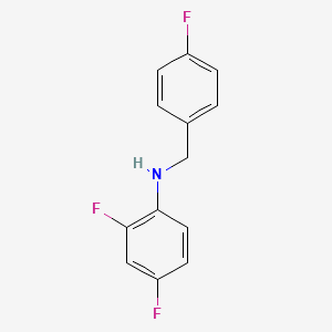 2,4-Difluoro-N-(4-fluorobenzyl)aniline