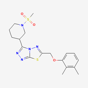 6-[(2,3-Dimethylphenoxy)methyl]-3-[1-(methylsulfonyl)-3-piperidinyl][1,2,4]triazolo[3,4-b][1,3,4]thiadiazole