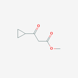 molecular formula C7H10O3 B133555 Methyl 3-cyclopropyl-3-oxopropanoate CAS No. 32249-35-7