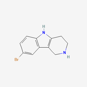 B1335551 8-bromo-2,3,4,5-tetrahydro-1H-pyrido[4,3-b]indole CAS No. 497261-38-8