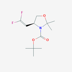 tert-Butyl (S)-4-(2,2-difluorovinyl)-2,2-dimethyloxazolidine-3-carboxylate