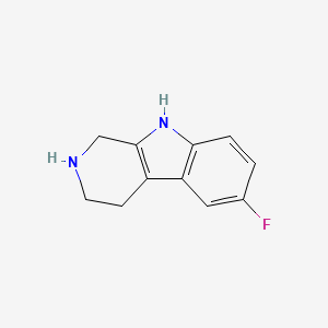 B1335553 6-fluoro-2,3,4,9-tetrahydro-1H-pyrido[3,4-b]indole CAS No. 17952-80-6