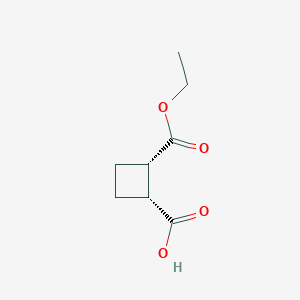 Rel-(1R,2S)-2-(ethoxycarbonyl)cyclobutane-1-carboxylic acid