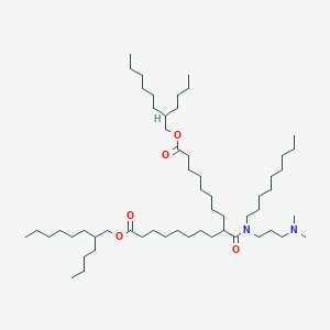 Bis(2-butyloctyl) 9-((3-(dimethylamino)propyl)(nonyl)carbamoyl)heptadecanedioate