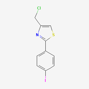 4-(Chloromethyl)-2-(4-iodophenyl)thiazole