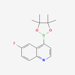 6-Fluoro-4-(4,4,5,5-tetramethyl-1,3,2-dioxaborolan-2-yl)quinoline