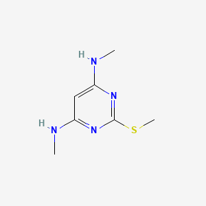 N~4~,N~6~-Dimethyl-2-(methylsulfanyl)pyrimidine-4,6-diamine