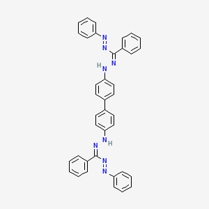 molecular formula C38H30N8 B13355825 Neo-tetrazolium,diformazan 