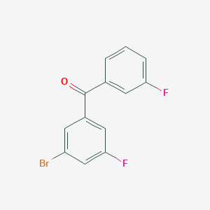 (3-Bromo-5-fluorophenyl)(3-fluorophenyl)methanone