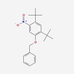 1-(Benzyloxy)-2,4-di-tert-butyl-5-nitrobenzene