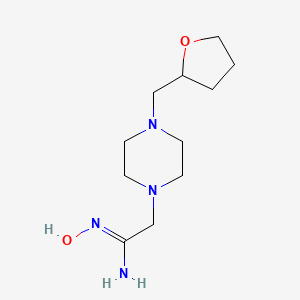 N'-Hydroxy-2-(4-((tetrahydrofuran-2-yl)methyl)piperazin-1-yl)acetimidamide