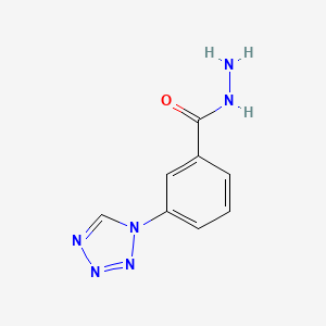 B1335594 3-(1H-tetrazol-1-yl)benzohydrazide CAS No. 351994-81-5