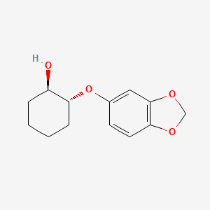 Rel-(1R,2R)-2-(benzo[d][1,3]dioxol-5-yloxy)cyclohexan-1-ol