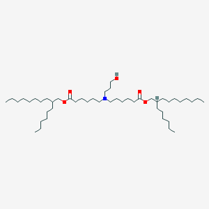 molecular formula C47H93NO5 B13356036 Bis(2-hexyldecyl) 6,6'-((3-hydroxypropyl)azanediyl)dihexanoate 