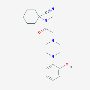 N-(1-Cyanocyclohexyl)-2-(4-(2-hydroxyphenyl)piperazin-1-yl)-N-methylacetamide