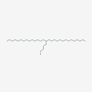 molecular formula C33H67I B13356056 15-(4-Iodobutyl)nonacosane 