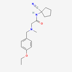 N-(1-Cyanocyclopentyl)-2-((4-ethoxybenzyl)(methyl)amino)acetamide