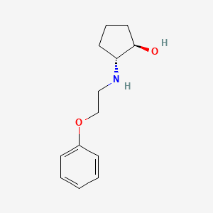 (1R,2R)-2-((2-Phenoxyethyl)amino)cyclopentan-1-ol