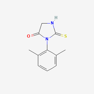 molecular formula C11H12N2OS B1335618 3-(2,6-二甲苯基)-2-巯基-3,5-二氢-4H-咪唑-4-酮 CAS No. 32262-28-5