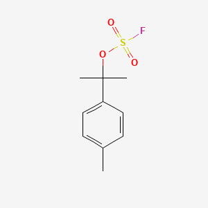 molecular formula C10H13FO3S B13356249 2-(p-Tolyl)propan-2-yl sulfofluoridate CAS No. 62994-87-0