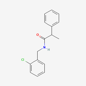 N-(2-chlorobenzyl)-2-phenylpropanamide