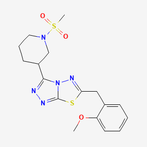 6-(2-Methoxybenzyl)-3-[1-(methylsulfonyl)-3-piperidinyl][1,2,4]triazolo[3,4-b][1,3,4]thiadiazole