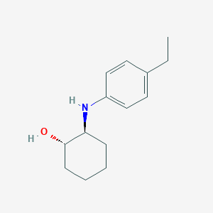 (1S,2S)-2-((4-Ethylphenyl)amino)cyclohexan-1-ol