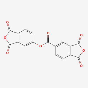 molecular formula C17H6O8 B13356336 1,3-Dioxo-1,3-dihydroisobenzofuran-5-yl 1,3-dioxo-1,3-dihydroisobenzofuran-5-carboxylate 