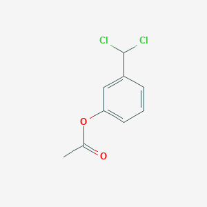 molecular formula C9H8Cl2O2 B13356367 3-(Dichloromethyl)phenyl Acetate 