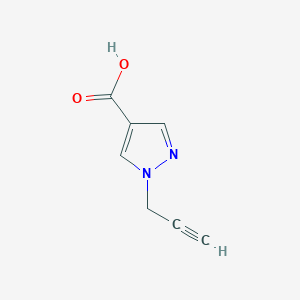 molecular formula C7H6N2O2 B13356413 1-(Prop-2-yn-1-yl)-1H-pyrazole-4-carboxylic acid 