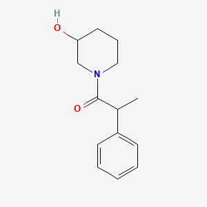 1-(3-Hydroxypiperidin-1-yl)-2-phenylpropan-1-one