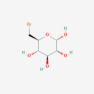 molecular formula C6H11BrO5 B13356460 (2S,3R,4S,5S,6S)-6-(Bromomethyl)tetrahydro-2H-pyran-2,3,4,5-tetraol 