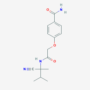 4-{[(1-Cyano-1,2-dimethylpropyl)carbamoyl]methoxy}benzamide