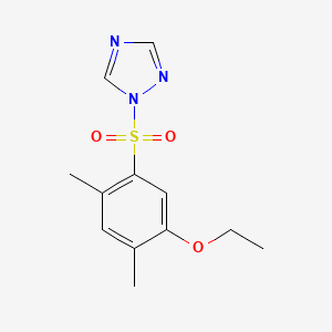 1-[(5-ethoxy-2,4-dimethylphenyl)sulfonyl]-1H-1,2,4-triazole