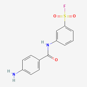 3-[(4-Aminobenzoyl)amino]benzenesulfonyl fluoride