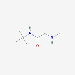 molecular formula C7H16N2O B1335657 N-(叔丁基)-2-(甲基氨基)乙酰胺 CAS No. 855991-80-9
